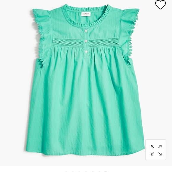 ✨2xHP✨J.Crew Sleeveless Ruffle Top - Picture 2 of 7
